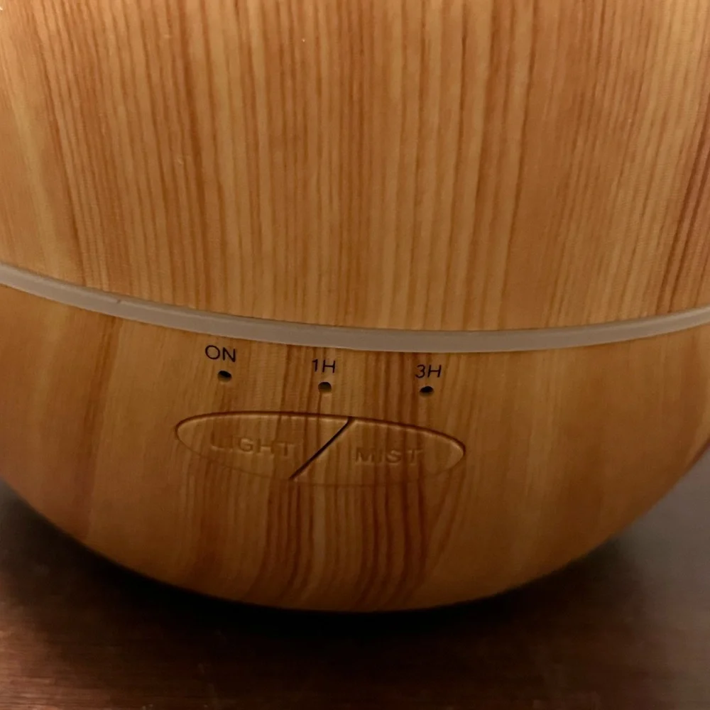 Natural Wood Grain Essential Oil Diffuser